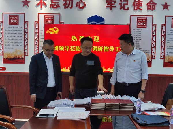 集團領(lǐng)導(dǎo)蒞臨公司調(diào)研指導(dǎo)主題教...
